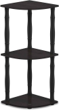 Furinno Turn-N-Tube 3-Tier Corner Display Rack Shelving Unit $10.26