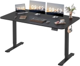 Furmax Electric Height Adjustable Standing Desk Large 55 inch $132.99