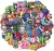 GZLSXCL 25,50,100,125 Random Shoe Charms for Clog Shoes Party Favor Birthday Gifts