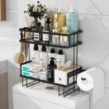 Godboat 2-Tier Over The Toilet Storage Bathroom Organizer $16.19