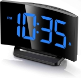 Goloza Digital Alarm Clock with Modern Curved Design $12.42