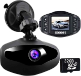 Goodts 1080P FHD Mini Dashcam Car Camera with 1.5-Inch Screen $20.00
