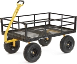 Gorilla Carts GOR1400-COM Heavy-Duty Steel Utility Cart $153.28