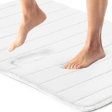 Gorilla Grip Thick Striped Memory Foam Bath Rugs 36×24 $12.97