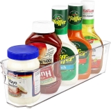 Greenco Clear Stackable Organizer Containers with Handles $10.98