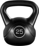 Yaheetech 25lbs Kettlebell Weight w/HDPE Coated & Wide Flat Base $28.49