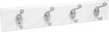 HIGH & MIGHTY 515703 Coat Rack 4 Hook Rail $13.19