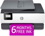 HP OfficeJet 8015e Wireless Color AIO Printer + 6 Mo Free Ink $139.99