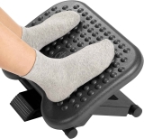 HUANUO Adjustable Under Desk Footrest $13.59