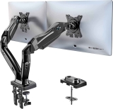 HUANUO Dual Monitor Stand Adjustable Spring Mount for 17-27 inch $35.59