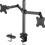 HUANUO HNCM7 Dual Monitor Arms Desk Mount for 13-27 in Screens $18.19