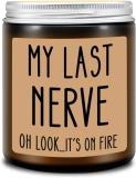 Homsolver My Last Nerve Classic Jar Scented Candles 7-Oz $15.63