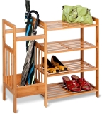 Honey-Can-Do SHO-02222 4-Tier Bamboo Entryway Organizer $36.49