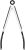 Howhio Kitchen Tongs Stainless Steel Nonstick Kitchen Clips $2.99
