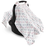 Hudson Baby Unisex Baby Muslin Cotton Car Seat and Stroller Canopy $6.61