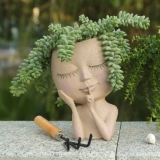 Hunthawk Face Planters Pots Unique Face Flower Pot $15.99