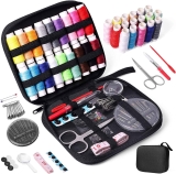 JUNING Sewing Kit with Case Portable Sewing Supplies $5.59