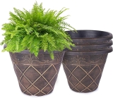 Jofamy 13 Inch Flower Pot Outdoor 4-Pack $43.74