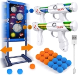 Kaufam Moving Shooting Target 2 Blaster Gun and 18 Foam Balls $19.99