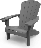 Keter Alpine Adirondack Resin Outdoor Furniture Patio Chairs $68.61