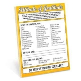 Knock Knock Attitude of Gratitude Notepad