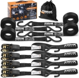 Kodiak Straps Ratchet Straps Heavy Duty Tie Down Strap Set $19.99