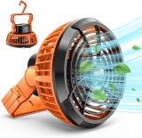 Toyizo Battery Powered Rechargeable Camping Fan w/LED Lantern $14.10