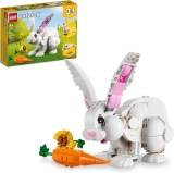 LEGO Creator 3-in-1 White Rabbit Animal Toy Building Set 31133 $19.97