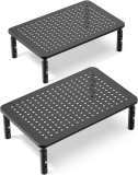 LORYERGO Monitor Stand, Monitor Riser 3 Height Adjustable $14.10