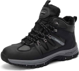 Lamincoa Mens Water Resistant Leather Non-Slip Snow Boots $14.25
