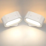 Lazenry Cordless LED Wall Sconce Light 2-Pack