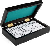 Legacy Deluxe Double-6 Dominoes Classic Board Game Set $11.80