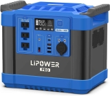 LiPower Portable Power Station 1200W Solar Generator $499.99