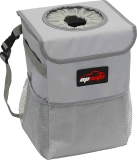 EPAuto Waterproof Car Trash Can w/Lid and Storage Pockets $9.87