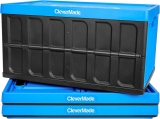 3PK CleverMade 46L Collapsible Storage Bins w/Lids $43.99