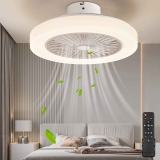 EIHIWD 19-in Modern Bladeless Ceiling Fan w/Lights $76.00