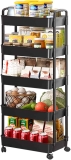 CTSNSLH 5-Tier Rolling Cart w/Lockable Wheels and Handle $26.89