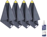 Loukin 4-Pcs Magnetic Whiteboard Cleaning Cloth $12.59