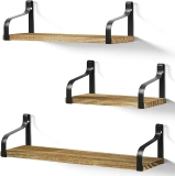 Love-KANKEI Floating Shelves Wall Mounted Set of 3 $13.99