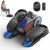 MERACH Under Desk Elliptical Trainer, Compact Portable Exercise Machine, Adjustable Speed, Low Impact for Home Office, Gift