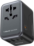 MOMAX Universal Travel Adapter 65W GaN Travel Plug Adapter $26.00