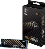 MSI SPATIUM M450 PCIe 4.0 NVMe M.2 500GB Internal SSD $30.99