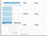 Magnetic Weekly Tear-Off Productivity Planner Pad