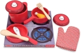 Melissa & Doug Deluxe Wooden Kitchen Accessory Set 8 pcs $15.60