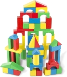Melissa & Doug Wooden Building Blocks Set 100 Blocks $10.87