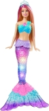 Mermaid Barbie Doll with Water-Activated Twinkle Light-Up Tail $8.77
