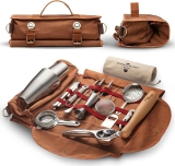 Mixology & Craft 17-Piece Travel Bartender Kit Bag $61.81