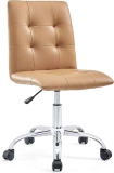 Modway Prim Ribbed Armless Mid Back Swivel Conference Chair $58.43