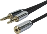 Monoprice 110146 6-Inch 3.5mm Stereo Jack Splitter $2.25