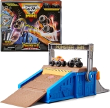 Monster Jam Mini Freestyle Flip Arena Playset and Storage $10.99